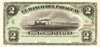 Paraguay 2 Pesos, 1882