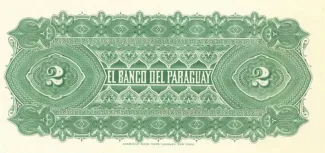 Paraguay 2 Pesos, 1882 reverse