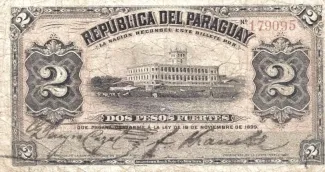 Paraguay 2 Pesos, 1899
