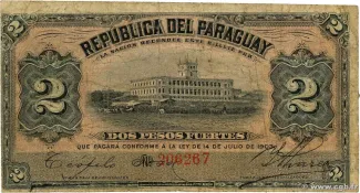 Paraguay 2 Pesos, 1903