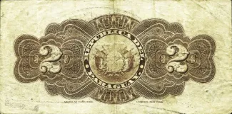 Paraguay 2 Pesos, 1912 reverse