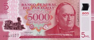 Paraguay 5.000 Guaranies, 2022 image