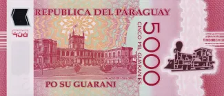 Paraguay 5.000 Guaranies, 2011-2022 reverse