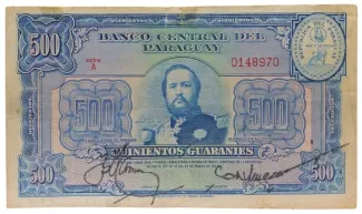 Paraguay 500 Guaranies, 1952 image