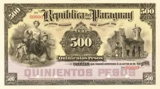 Paraguay 500 Pesos, 1899
