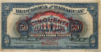 Paraguay 50 Centimos, 1943 image
