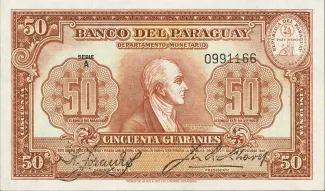 Paraguay 50 Guaranies, 1943 image