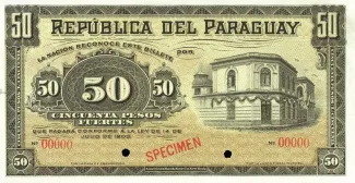 Paraguay 50 Pesos, 1903