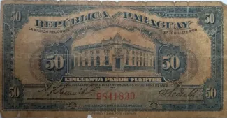 Paraguay 50 Pesos, 1936