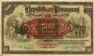 Paraguay 5 Guaranies, 1943 image