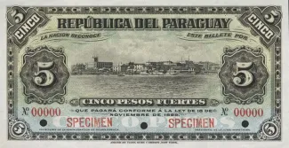 Paraguay 5 Pesos, 1899