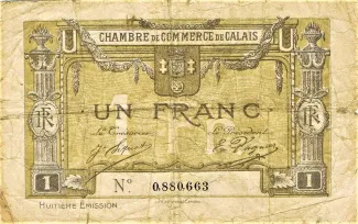 Pas-de-Calais, Department of 1 Franc,  image