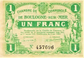 Pas-de-Calais, Department of 1 Franc, 1920 obverse