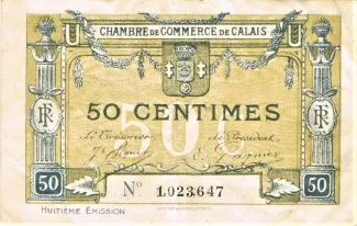 Pas-de-Calais, Department of 50 Centimes,  image