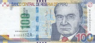 Peru 100 Nuevos Soles, 2009-2012 obverse