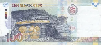 Peru 100 Nuevos Soles, 2009-2012 reverse