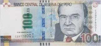 Peru 100 Soles, 2015 obverse