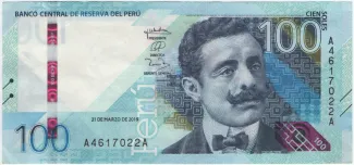 Peru 100 Soles, 2019-2021 obverse