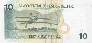 Peru 10 Nuevos Soles, 2005-2006 reverse