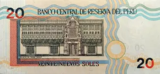 Peru 20 Nuevos Soles, 2001-2006 reverse