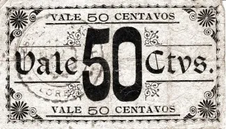 Peru 50 Centavos, 1921 reverse