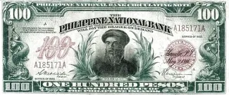 Philippine notgeld 100 Pesos, 1920 image