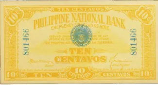 Philippine notgeld 10 Centavos, 1917 image