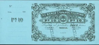 Philippine notgeld 10 Pesos, 1904 image