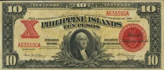 Philippine notgeld 10 Pesos, 1918 image