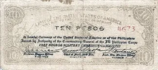 Philippine notgeld 10 Pesos, 1943 image