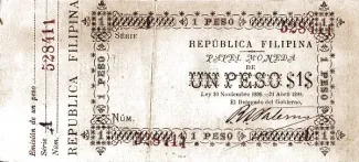 Philippine notgeld 1 Peso, 1899 image