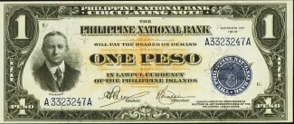 Philippine notgeld 1 Peso, 1918 image