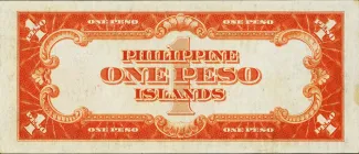 Philippine notgeld 1 Peso, 1929 reverse