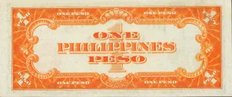 Philippine notgeld 1 Peso, 1936-1941 reverse