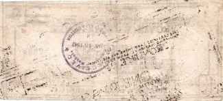 Philippine notgeld 1 Peso, 1942 reverse