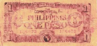 Philippine notgeld 1 Peso, 1943 image
