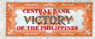 Philippine notgeld 1 Peso, 1949 reverse