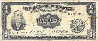 Philippine notgeld 1 Peso, 1968 image