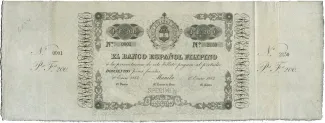 Philippine notgeld 200 Pesos, 1883 image