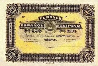 Philippine notgeld 200 Pesos, 1904 image