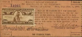 Philippine notgeld 200 Pesos, 1942 image