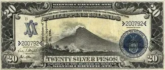 Philippine notgeld 20 Pesos, 1905 image