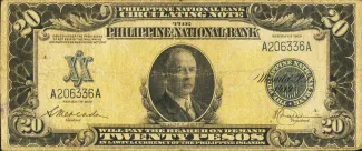 Philippine notgeld 20 Pesos, 1919 image