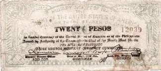 Philippine notgeld 20 Pesos, 1943 image
