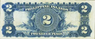 Philippine notgeld 2 Pesos, 1906 reverse