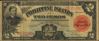 Philippine notgeld 2 Pesos, 1929 image