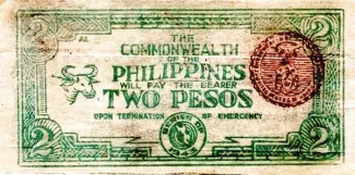 Philippine notgeld 2 Pesos, 1943 image