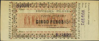 Philippine notgeld 5 Pesos, 1899 image