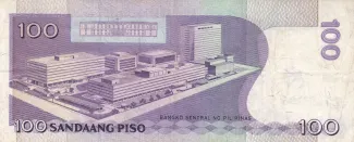Philippines 100 Piso, 2001-2013 reverse