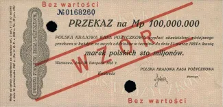 Poland 100.000.000 Marks, 1923 image